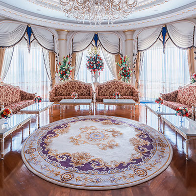 Hand Tufted Wool Rugs Silk Pattern Style voor woonkamer Eetkamer Gang Villa