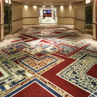 Hoog kwaliteits hotel tapijt rollen voor Perzisch-moslim Tufted gedrukt muur tot muur tapijt