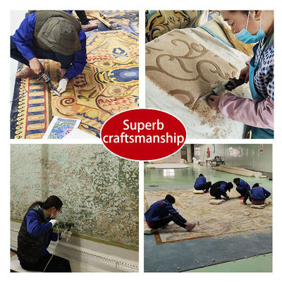 Hand Tufted Wool Rugs Silk Pattern Style voor woonkamer Eetkamer Gang Villa