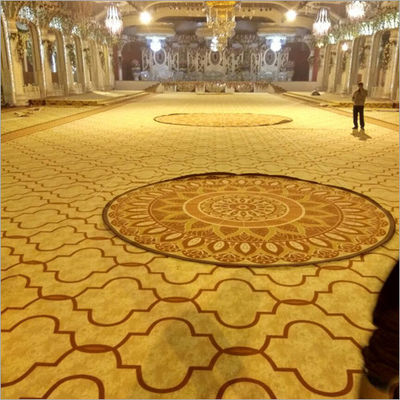 Handgevoerde moderne Europese klassieke plain Jacquard-stijl hoteltapijten voor banketzaal