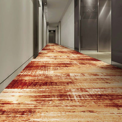 Hotelkamersvloeren op maat gedrukt tufted nylon Axminster tapijt met brandvertrager