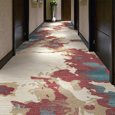 Abstract Geprint Patroon Custom Model Hotelkamer Gang Anti-Slip Machine gemaakt tapijt