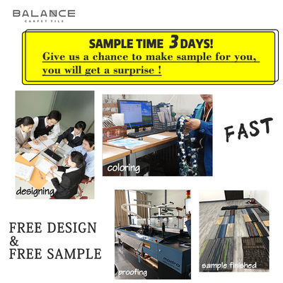 Anti-slip PVC backing Abstract Pattern Office Carpet Tiles 50x50 voor conferentieruimte
