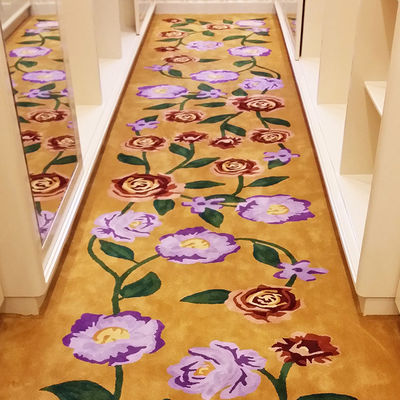 Aanpasbaar Abstract Pattern Hotelkamer tapijt Wand tot muur tapijten Handgemaakte Tufte tapijten