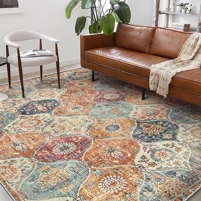 Home Decoratie Modieus Vintage Woonkamer Ruit Grote zachte waterwas tapijt