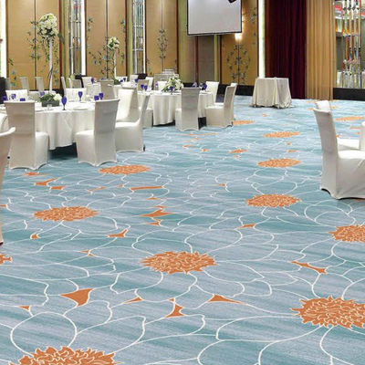 5 sterren hotel vloer aangepast ontwerp Axminster tapijt met jute / PP backing materiaal