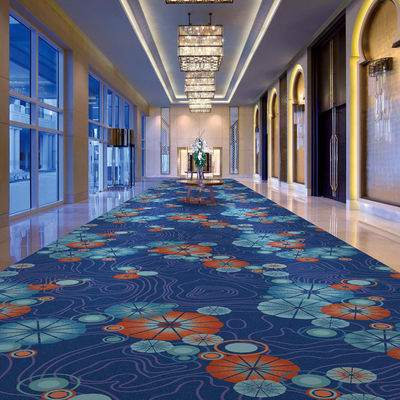 5 sterren hotel vloer aangepast ontwerp Axminster tapijt met jute / PP backing materiaal