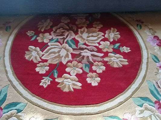 Acrylvezels Zeeland Wol materiaal beroemdheid rood tapijt in handgemaakt wol tapijt