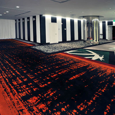 Hotelwol tapijt in gangpatroon handgemaakt voor openbare ruimtes en hotelcorridors