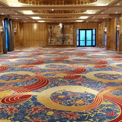 Op maat gemaakt 5 sterren hotel banketzaal tapijt en tapijt hoge kwantiteit tapijt dichtheid 7x7-7x12