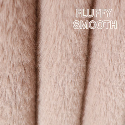 Abstract Patroon Roze Fals Fur Rabbit Rug Zachte lange stapel Shaggy tapijt voor woonkamer