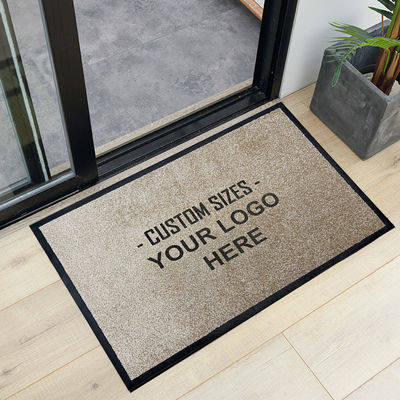 Gepersonaliseerde kleur nitril rubber logo vloer mat rol voor modieuze stijl keukenvloer