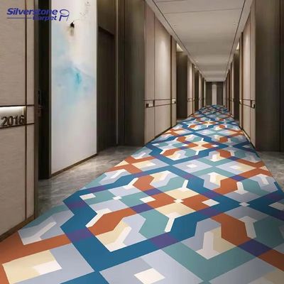 Persoonlijk afgedrukt bloemenpatroon luxe moskee vloermat voor kantoor hotel en woonruimte