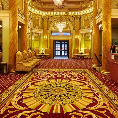 Cut Pile Nylon Tufted Carpet voor Modern Design Commercieel Hotel Lobby Muur tot muur