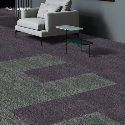 Luxe PP nylon jacquard commerciële kantoor tapijttegels voor de vierkante vloer 50x50 Qingdao