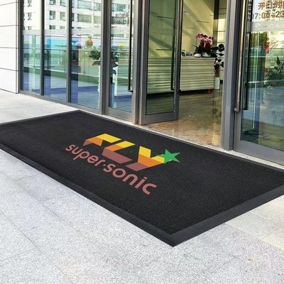 Voordeur Mat Custom Printed Nylon Rubber Backing Absorberend deurmat voor salon ingang