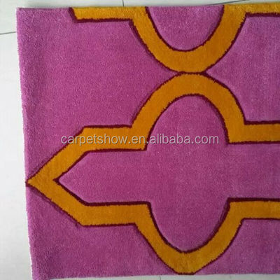 Handgemaakt Tufted Wool Oriental Carpet in Loop Pile met aanpasbaar ontwerp en kleur