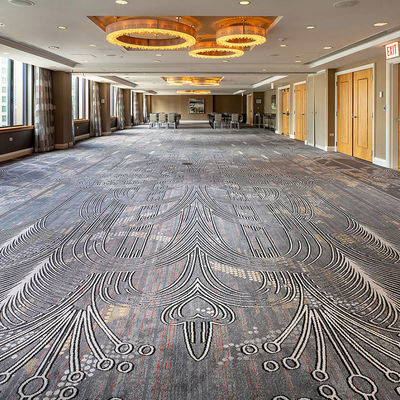 Design Abstract Patroon Branddicht Wolen PP Materiaal Hotel tapijt voor moderne woonkamer