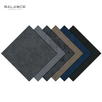 Mulit Level Loop Pile 50x50cm of Plank Commerciële tapijttegel 100% SD Nylon Modulair