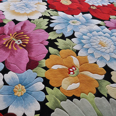 Woonkamer Handgemaakte tapijten Huis tapijten met custom design bloemenpatroon