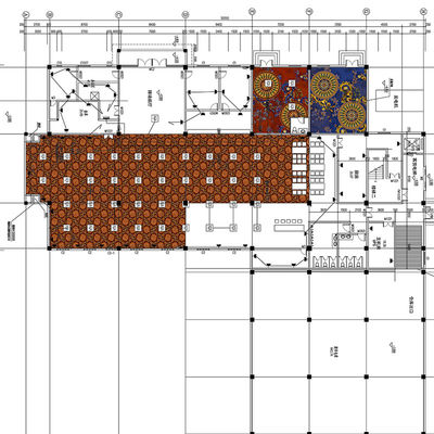 Custom Luxury Wool Nylon Axminster Casino Carpet Machine Made Loop Pile Wasbaar kantoor