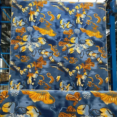 Rectangular Floral Design Tufted Wool PP Material Nylon Printed Carpet voor lobby