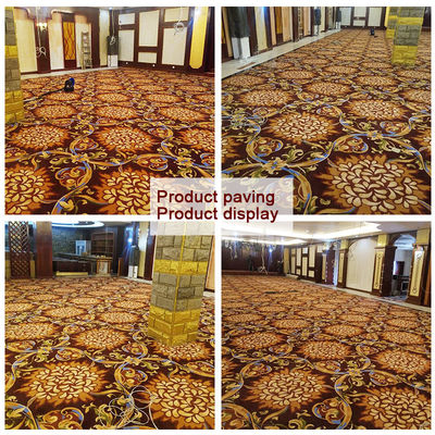 Hotelkamer 100% Nylon Printed Broadloom Cut Pile Hotel tapijt met 4m/3.66m breedte