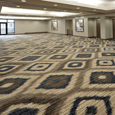 Hotelkamer 100% Nylon Printed Broadloom Cut Pile Hotel tapijt met 4m/3.66m breedte