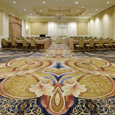 Hotel Custom Printed Carpet Roll met medium stapel en jute backing