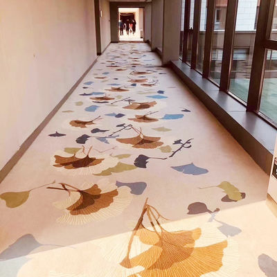 Hotel Custom Printed Carpet Roll met medium stapel en jute backing