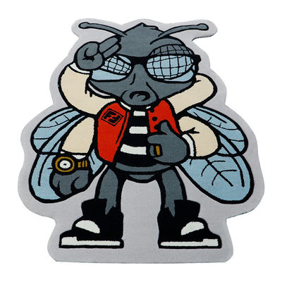 Gepersonaliseerde Tufted Custom Anime Cartoon Sneaker 3D Design Logo Die Cut Carpet Area Rugs