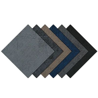 Mulit Level Loop Pile Construction Modulaire kantoor tapijttegels met PVC-achtergrond 60 x 60