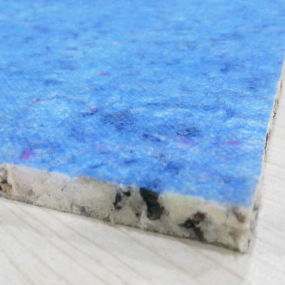 70-130 kg/m3 Densiteit Blauw vlamvertragend schuim tapijt onderlaag voor Home Hotel Office