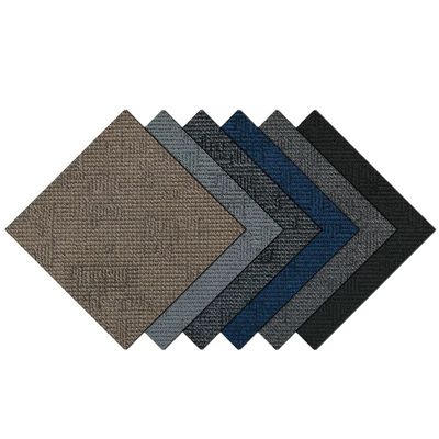 Modulaire rechthoekige PP/polypropyleen tapijttegels met geometrisch patroon voor commerciële kantoren