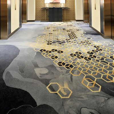 Medium Pile Nylon Hotel tapijt voor op maat ontworpen gangen en wand-op-wand vloerbedekking