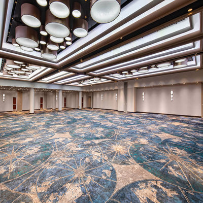 Hoteelstijl tapijt voor de gang Custom Nylon Flower Carpet