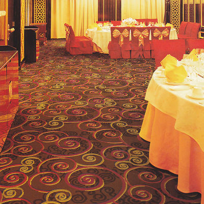 Abstract Patroon Muur tot Muur Gang Nylon Printing Carpet Voor Hotel Eetkamer