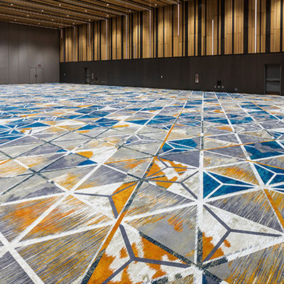 Commerciële kamer Luxe wol vloer tapijt voor hotels Film Theater Design Custom Pattern