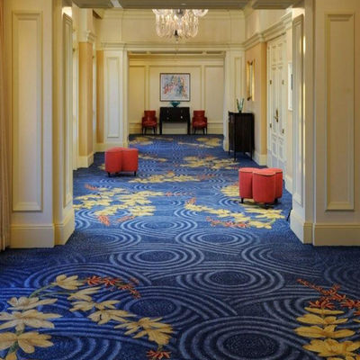 Commerciële kamer Luxe wol vloer tapijt voor hotels Film Theater Design Custom Pattern