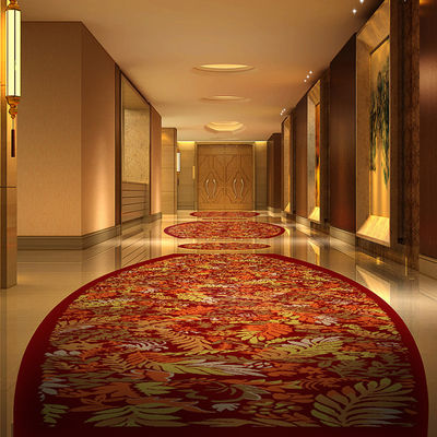 Jacquard Beauty Nylon gedrukt tapijt voor hotel slaapkamer op maat Stapelhoogte 7-10mm