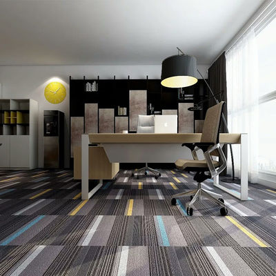 Medium Pile Modern Abstract Pattern PVC tapijttegels voor kantoor woonkamer gang