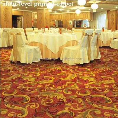 Gepersonaliseerde kleur 100% Nylon gedrukt tapijt voor hotels Banketzalen Slaapkamers Outdoor Decoratief PVC