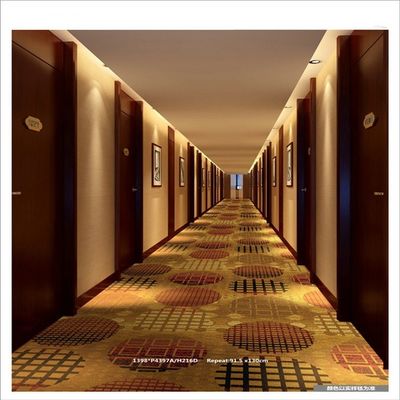 Nylon Outdoor Bathroom Hotel Roll Shape Carpet met gesneden stapel en Jacquard Technics
