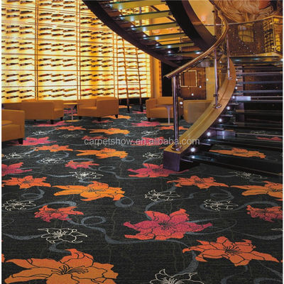 Nylon Outdoor Bathroom Hotel Roll Shape Carpet met gesneden stapel en Jacquard Technics