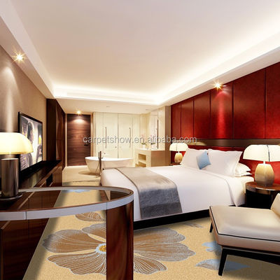Gepersonaliseerd Floral Jacquard Design tapijt wol Nylon materiaal voor 5 sterren hotel hal