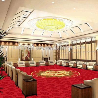 PP-steun 7x7 7x8 7x9 7x10 7x11 7x12 Axminster tapijt Wand tot muur Broadloom tapijt 5ster Luxe Hotel tapijt