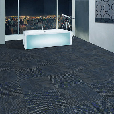 Grijs Brandbestendige vergaderruimte Modulair commercieel kantoor Nylon tapijttegels 50*50