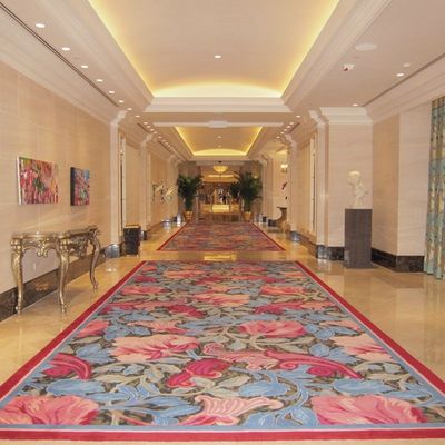 PP-steun 7x7 7x8 7x9 7x10 7x11 7x12 Axminster tapijt Wand tot muur Broadloom tapijt 5ster Luxe Hotel tapijt