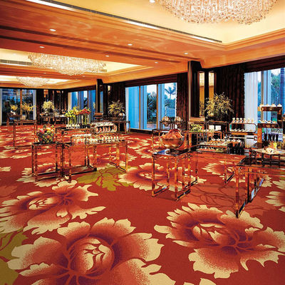 Axminster Cut Pile Pattern Carpet Roll voor 5 Star Hotel Ballroom Decoratie