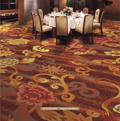 Custom Axminster tapijt in machine-gemaakte Jacquard stijl voor luxe accommodaties